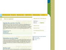 Tablet Screenshot of buylocalday.org